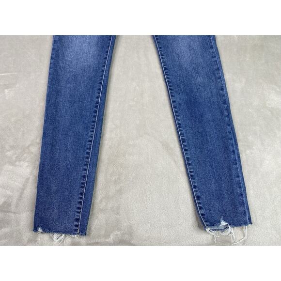 Gap Denim Jeans - Med Wash - Universal Jegging Sky High Sz 27 / 4T (31” Inseam) - Picture 2 of 9